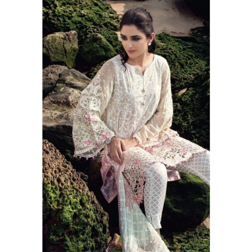 maria b replica 2017 net dupatta