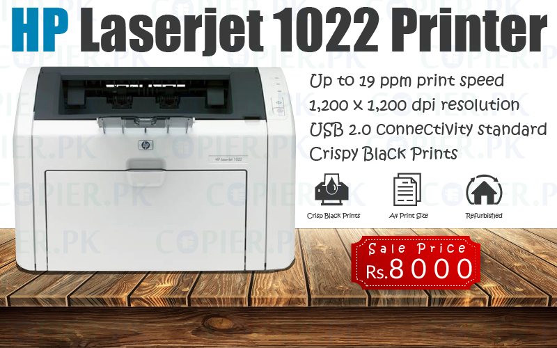 Branded HP Printer Laser jet 1022 (Black \u0026 White) • Copier.Pk - Price Meter