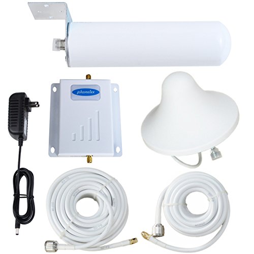 Phonelex 3g 4g Lte Mobile Phone Signal Booster T At Aws 1700mhz Cell Ampliifer Repeater With Indoor Ceilling And Outdoor Omni Directional Atennas Kits Cable For Home Basement Meter Phonelex 3g 4g Lte Mobile Phone Signal, Mobile Signal Booster For Basement