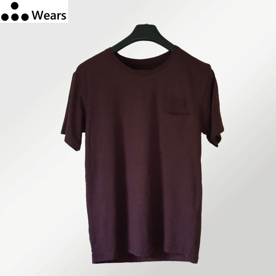 George White Pocket Round Neck T-Shirt 