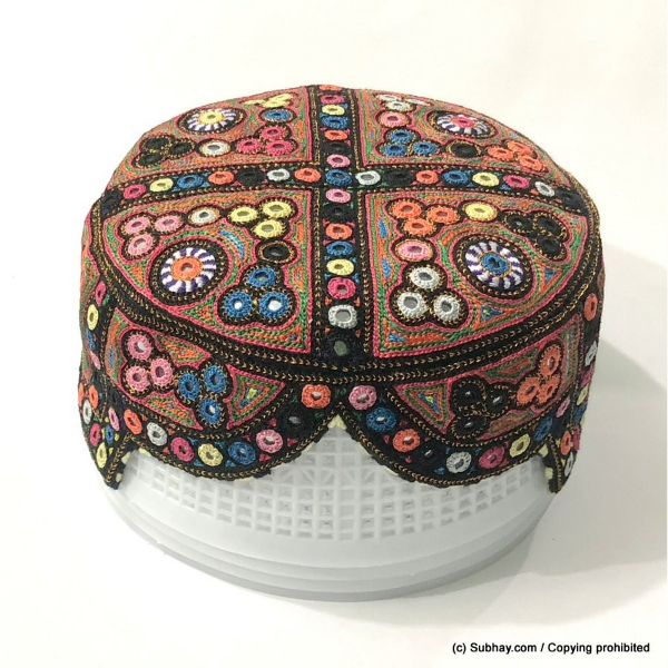 Multi Color CTC Bugti / Balochi Cap or 